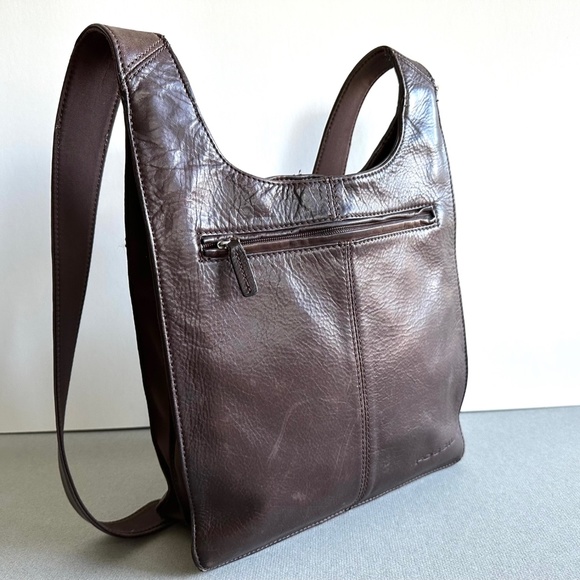 Dark Brown Fossil Crossbody Purse, Fossil Crossbody Bag - Picture 1 of 11